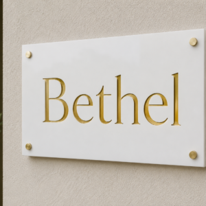 Custom Acrylic Home Signs with House Names