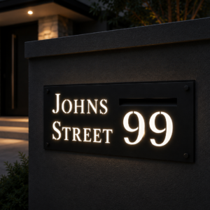 Luxe LED Signs with Letterbox Access