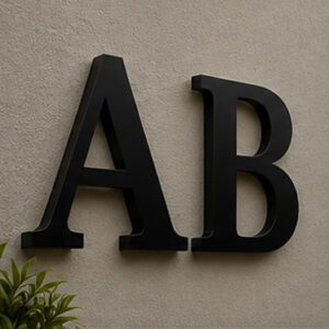 Acrylic letters