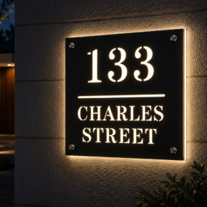 Premium signs with LED lighting
